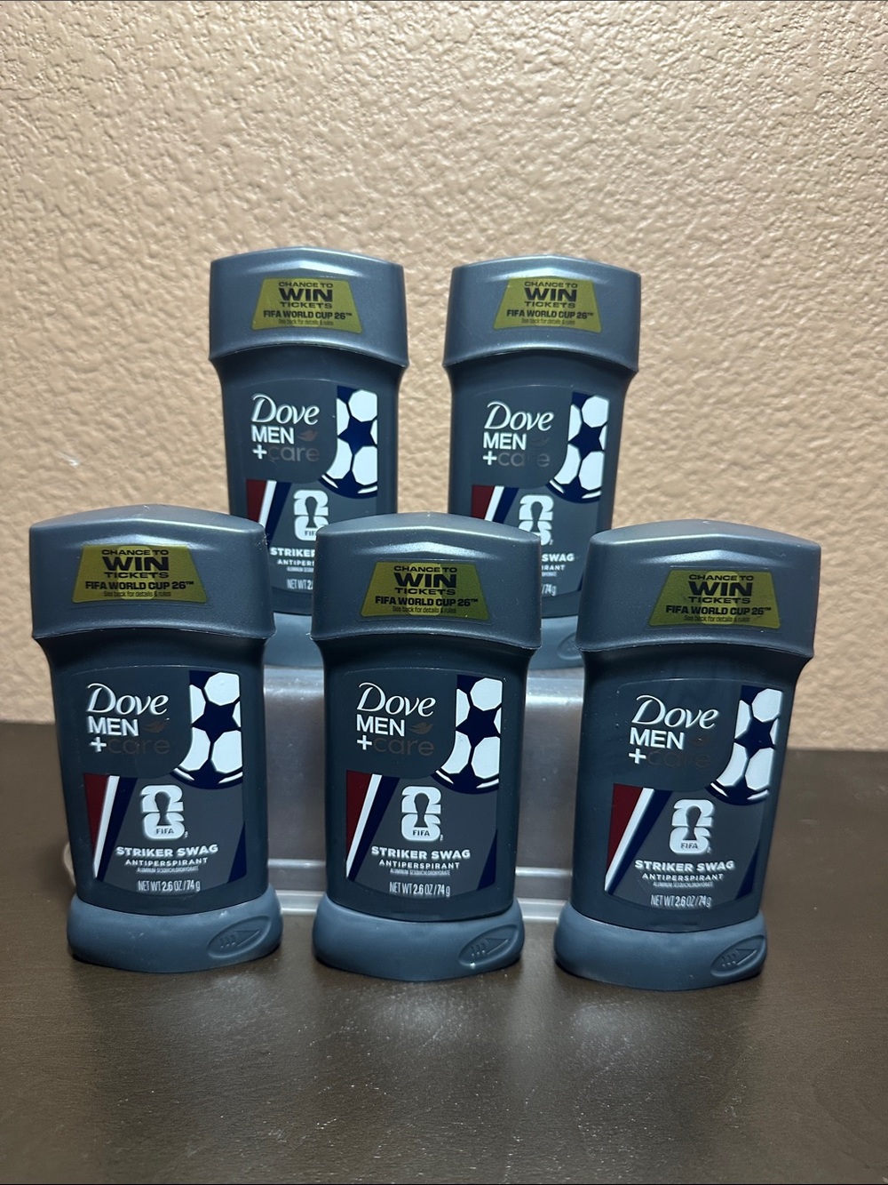 Brand New Dove Men + Care Antiperspirant Lot of 5